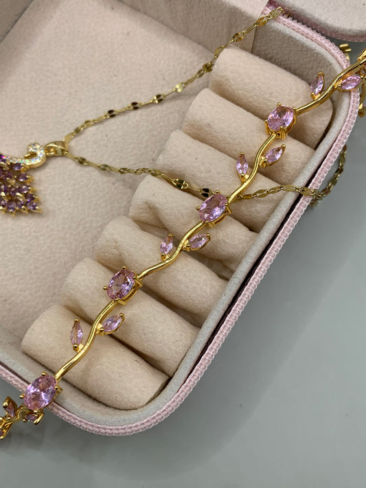 BRACELET TULIP ROSE 💕